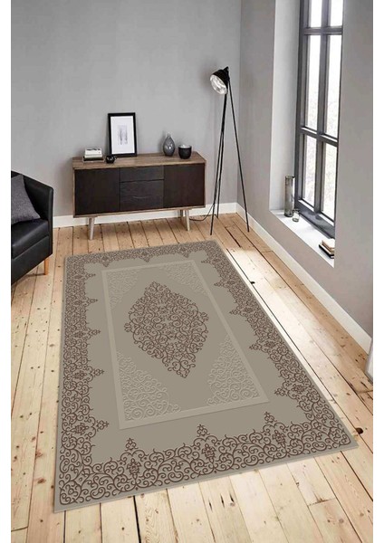 Dijital Baskılı Yıkanabilir Kaymaz Modern Renkli Salon Halısı Mutfak Halısı Yolluk ND-HY-1101