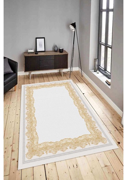 Dijital Baskılı Yıkanabilir Kaymaz Modern Renkli Salon Halısı Mutfak Halısı Yolluk ND-HY-897
