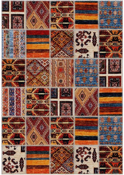 Dijital Baskılı Yıkanabilir Kaymaz Modern Renkli Salon Halısı Mutfak Halısı Yolluk ND-HY-1441 fiyatları