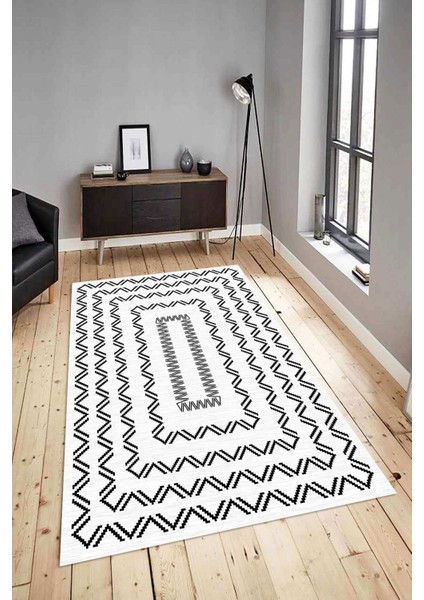 Dijital Baskılı Yıkanabilir Kaymaz Modern Renkli Salon Halısı Mutfak Halısı Yolluk ND-HY-1038