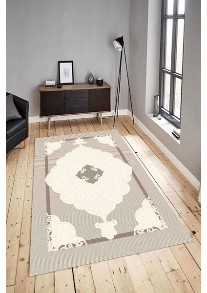 Dijital Baskılı Yıkanabilir Kaymaz Modern Renkli Salon Halısı Mutfak Halısı Yolluk ND-HY-875