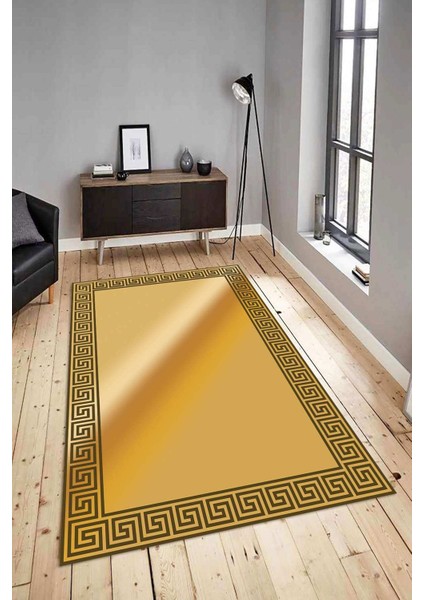 Dijital Baskılı Yıkanabilir Kaymaz Modern Renkli Salon Halısı Mutfak Halısı Yolluk ND-HY-1397