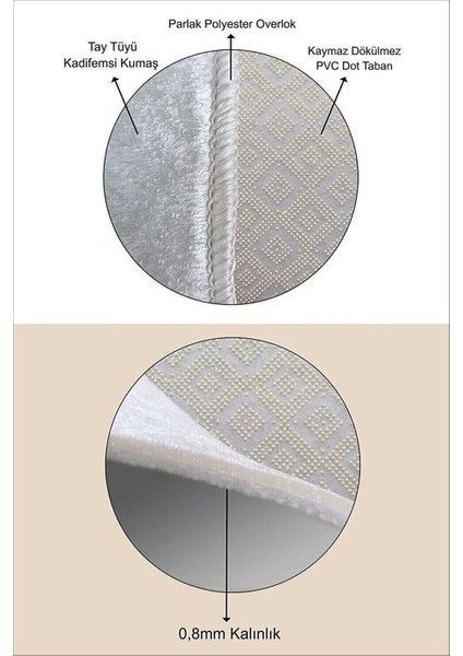 Dijital Baskılı Yıkanabilir Kaymaz Modern Renkli Salon Halısı Mutfak Halısı Yolluk ND-HY-1036