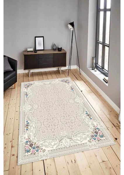 Dijital Baskılı Yıkanabilir Kaymaz Modern Renkli Salon Halısı Mutfak Halısı Yolluk ND-HY-1065