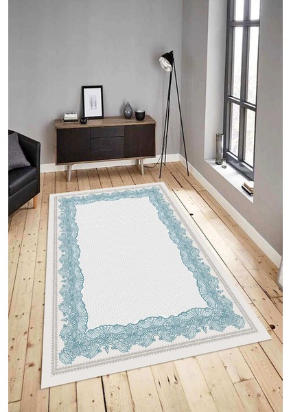 Dijital Baskılı Yıkanabilir Kaymaz Modern Renkli Salon Halısı Mutfak Halısı Yolluk ND-HY-898