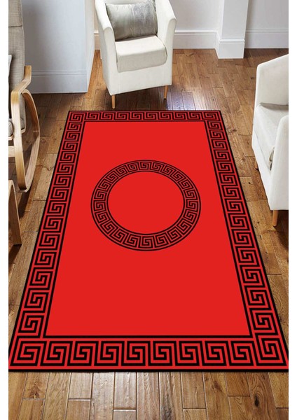 Dijital Kaymaz Taban Yıkanabilir Salon Halısı Mutfak Halısı Koridor Halısı Yolluk ND-HS-419