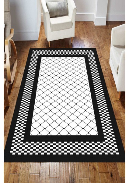 Dijital Kaymaz Taban Yıkanabilir Salon Halısı Mutfak Halısı Koridor Halısı Yolluk ND-HS-525