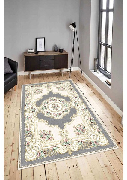 Dijital Baskılı Yıkanabilir Kaymaz Modern Renkli Salon Halısı Mutfak Halısı Yolluk ND-HY-989