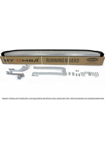 Omsa Fiat Fullback Blackline Yan Basamak Siyah 2016 ve Sonrası modelleri