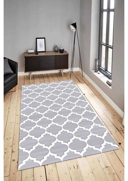 Dijital Baskılı Yıkanabilir Kaymaz Modern Renkli Salon Halısı Mutfak Halısı Yolluk ND-HY-923