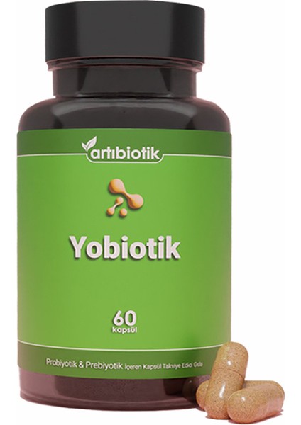 Artıbiotik Yobiotik Probiyotik & Prebiyotik 60 Kapsül