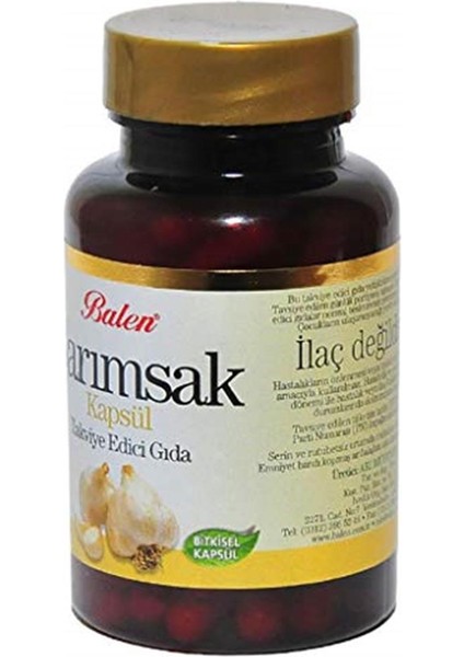 Sarimsak Kapsül 375mg*100 1 Paket