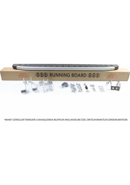 Omsa Renault Express Blackline Yan Basamak Alüminyum 2021 ve Sonrası modelleri