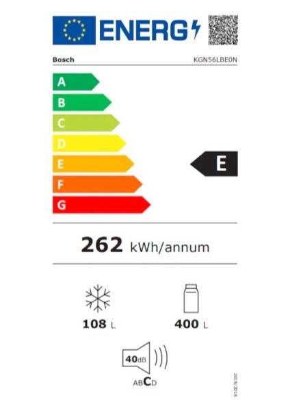 KGN56LBE0N Kombi No Frost Buzdolabı