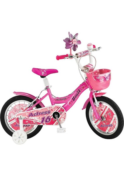 Ümit Actress 16 Jant Çocuk Bisikleti Pembe