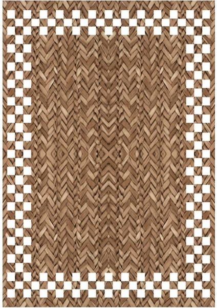 Dijital Baskılı Kaymaz Taban Yıkanabilir 2'li Klozet Takımı Banyo Paspası NDKZ-SD-360