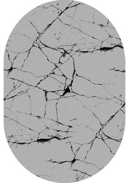 Dijital Baskılı Kaymaz Taban Yıkanabilir Oval 2'li Klozet Takımı Banyo Paspası NOKZ-HT-416