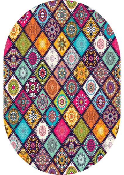 Dijital Baskılı Kaymaz Taban Yıkanabilir Oval 2'li Klozet Takımı Banyo Paspası NOKZ-HS-535 fiyatları