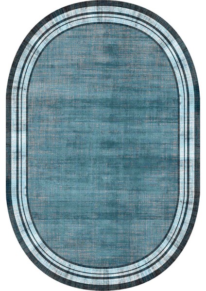 Dijital Baskılı Kaymaz Taban Yıkanabilir Oval 2'li Klozet Takımı Banyo Paspası NOKZ-HY-1247