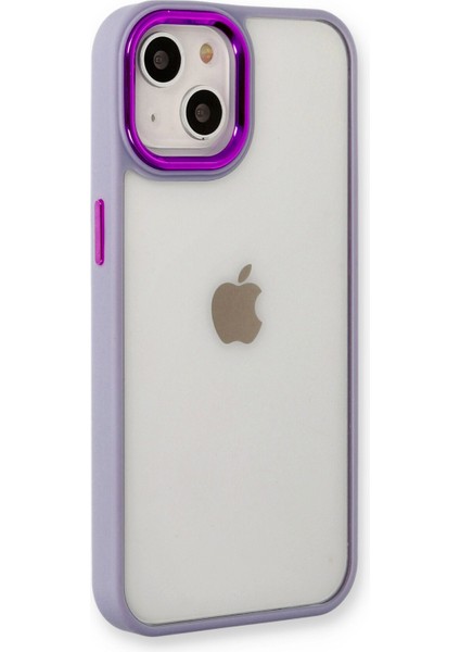 Iphone 14 Plus Kılıf Dora Kapak - Lila 300099