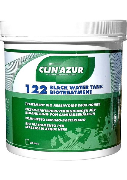 -122- Pis Su Tankları Için 24 Tablet