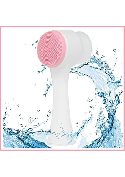 Çift Taraflı Cilt Yüz Temizleme Fırçası Peeling Masaj Etkili Gözenek Temizley fiyatları
