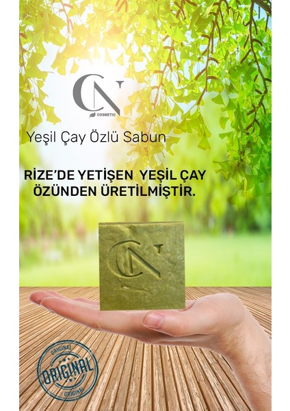 Yeşil Çay Sabunu Doğal Özlü 140 gr