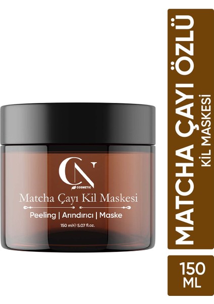 Matcha Çayı Kil Maskesi Peeling Arındırıcı Maske 150 ml