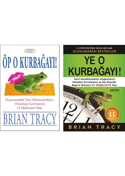 Öp O Kurbağayı! - Ye O Kurbağayı! / 2 Kitap - Brian Tracy