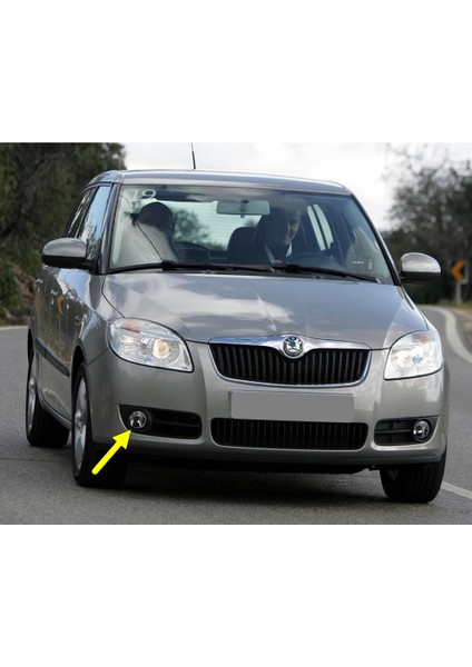 Skoda Fabia Mk2 Makyajsız 2007-2010 Ön Tampon Sağ Sis Farı 7H0941700C fiyatları