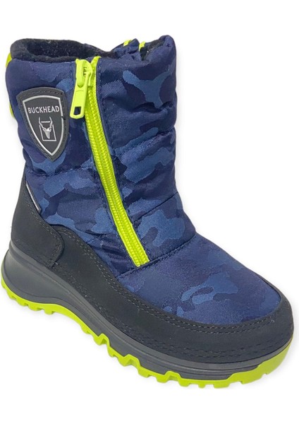 Dasdas Camo Çocuk Navy Kar Botu