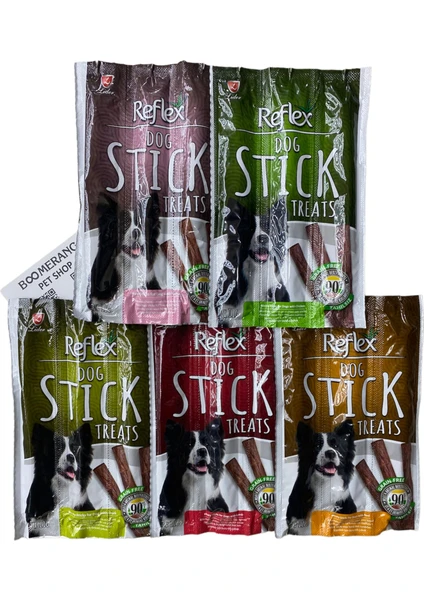 Stick Köpek Ödül Maması Karışık Set 5 Paket Köpek Ödül  Maması