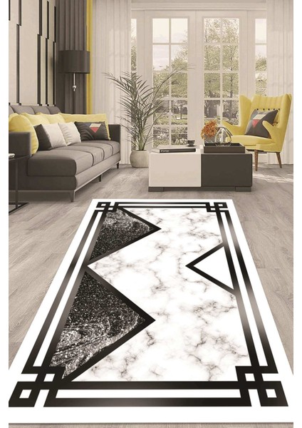 Dijital Kaymaz Taban Yıkanabilir Modern Renkli Salon Halısı Mutfak Halısı Yolluk ND-HT-1090