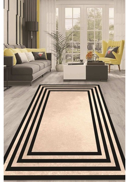 Dijital Kaymaz Taban Yıkanabilir Modern Renkli Salon Halısı Mutfak Halısı Yolluk ND-HT-1085