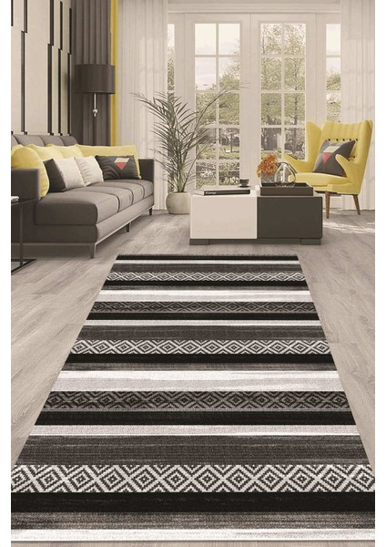 Dijital Kaymaz Taban Yıkanabilir Modern Renkli Salon Halısı Mutfak Halısı Yolluk ND-HT-1004