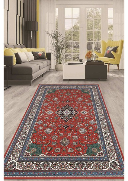 Dijital Kaymaz Taban Yıkanabilir Modern Renkli Salon Halısı Mutfak Halısı Yolluk ND-HT-1204