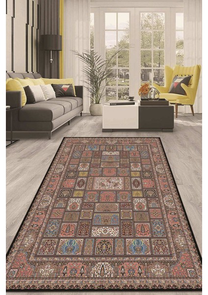 Dijital Kaymaz Taban Yıkanabilir Modern Renkli Salon Halısı Mutfak Halısı Yolluk Nd-Ht-58