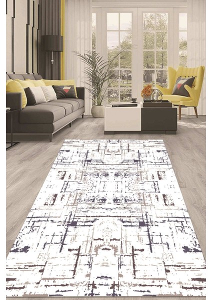 Dijital Kaymaz Taban Yıkanabilir Modern Renkli Salon Halısı Mutfak Halısı Yolluk ND-HT-1069