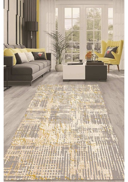 Dijital Kaymaz Taban Yıkanabilir Modern Renkli Salon Halısı Mutfak Halısı Yolluk Nd-Ht-35