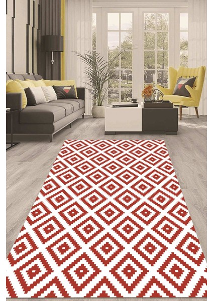 Dijital Kaymaz Taban Yıkanabilir Modern Renkli Salon Halısı Mutfak Halısı Yolluk ND-HT-1274