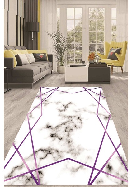 Dijital Kaymaz Taban Yıkanabilir Modern Renkli Salon Halısı Mutfak Halısı Yolluk ND-HT-328