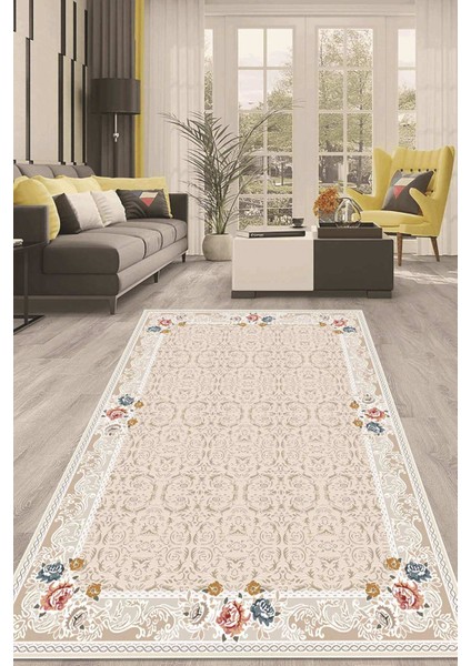 Dijital Kaymaz Taban Yıkanabilir Modern Renkli Salon Halısı Mutfak Halısı Yolluk ND-HT-1498