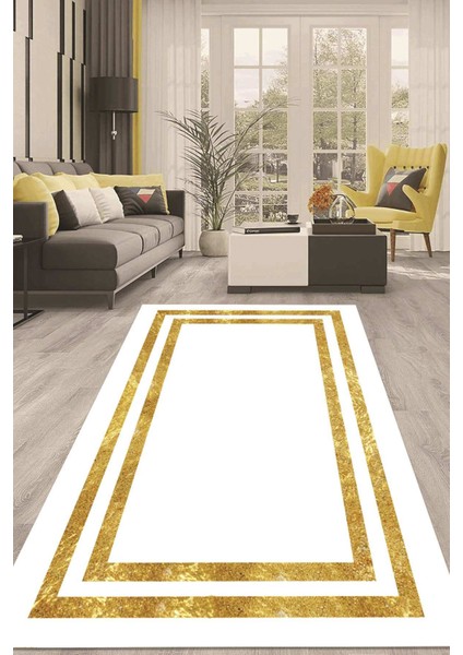 Dijital Kaymaz Taban Yıkanabilir Modern Renkli Salon Halısı Mutfak Halısı Yolluk ND-HT-1266