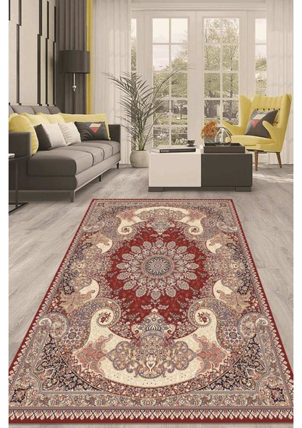 Dijital Kaymaz Taban Yıkanabilir Modern Renkli Salon Halısı Mutfak Halısı Yolluk ND-HT-591
