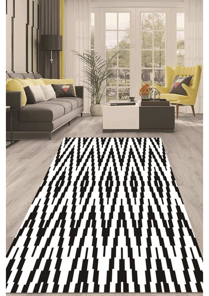 Dijital Kaymaz Taban Yıkanabilir Modern Renkli Salon Halısı Mutfak Halısı Yolluk ND-HT-788