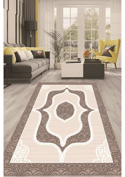 Dijital Kaymaz Taban Yıkanabilir Modern Renkli Salon Halısı Mutfak Halısı Yolluk ND-HT-1446