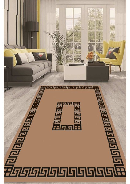 Dijital Kaymaz Taban Yıkanabilir Modern Renkli Salon Halısı Mutfak Halısı Yolluk ND-HT-596