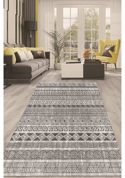 Dijital Kaymaz Taban Yıkanabilir Modern Renkli Salon Halısı Mutfak Halısı Yolluk ND-HT-929