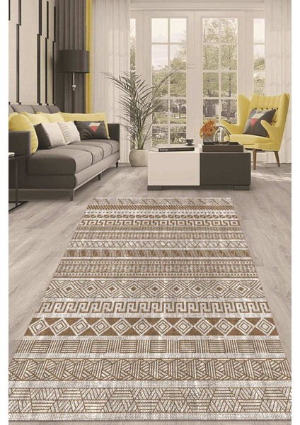 Dijital Kaymaz Taban Yıkanabilir Modern Renkli Salon Halısı Mutfak Halısı Yolluk ND-HT-930