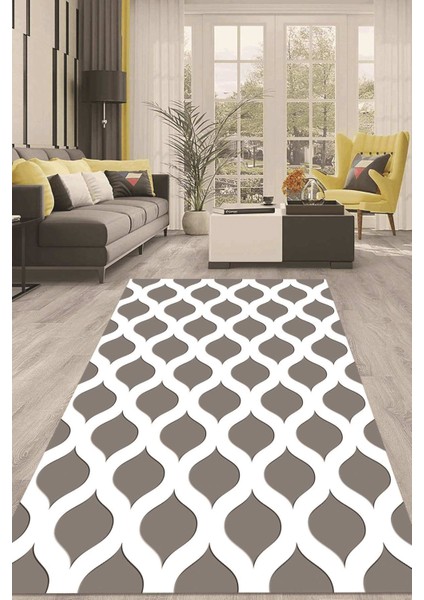 Dijital Kaymaz Taban Yıkanabilir Modern Renkli Salon Halısı Mutfak Halısı Yolluk ND-HT-1346